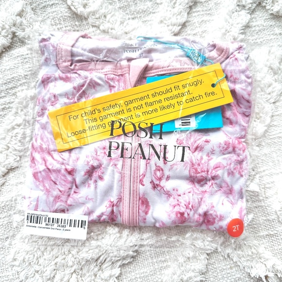 Posh Peanut Antoinette Convertible One Piece Romper 2T NWT Bamboo Sleeper - Picture 4 of 6